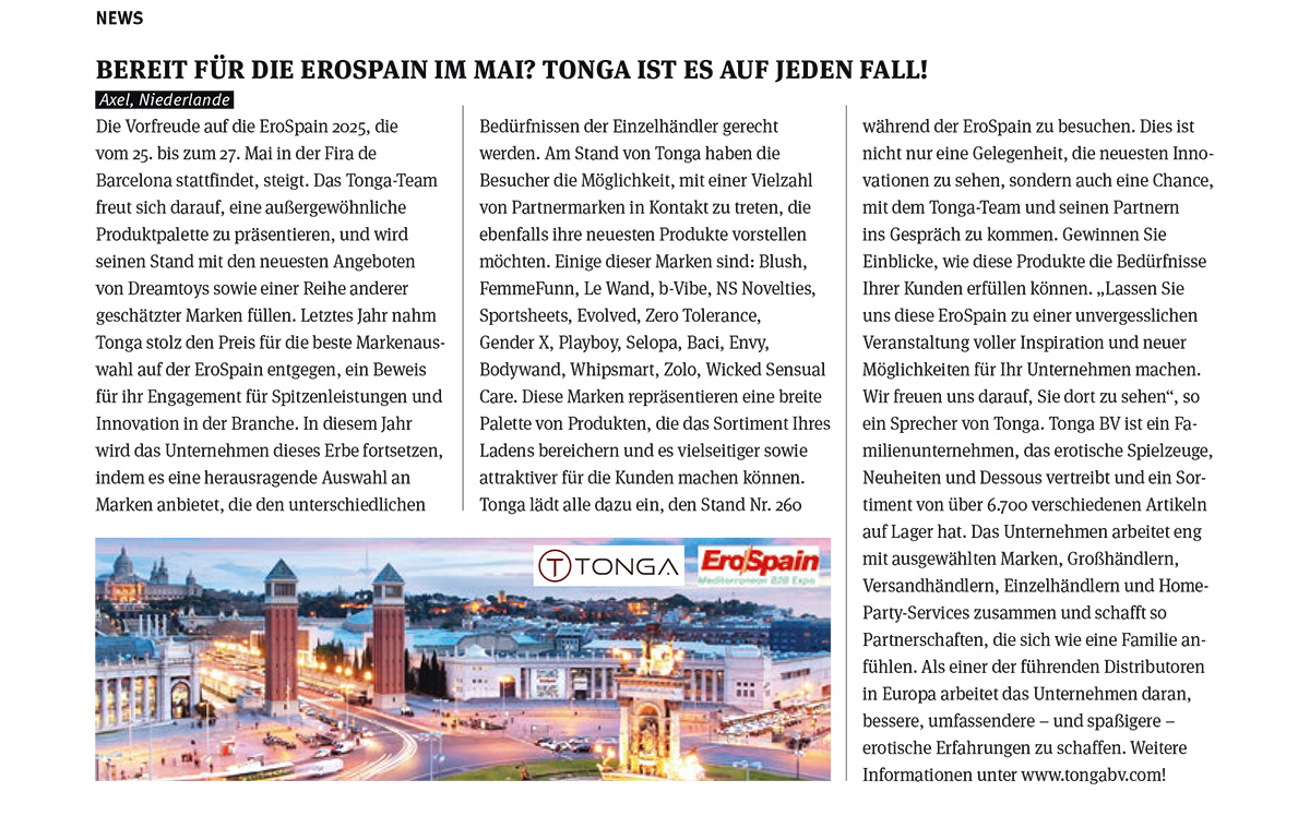 2025-04 Sign DE - Tonga Erospain